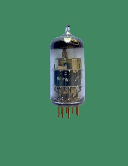 CV2492, MIL SPEC E88CC, MULLARD, GOLD PIN , FAINT WHITE PRINT, 