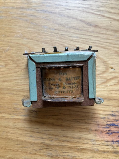 RADIOSPARES, RS, OUTPUT TRANSFORMER, 120:1, 90:1, 50:1, 40mA, FOR TRIODE AND PENTODE SETS