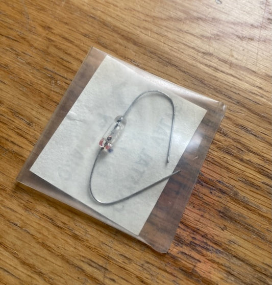 CV448, OA91, MULLARD, DIODE, VINTAGE FAT GLASS SLEEVED, NOS, X1PC