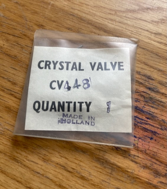 CV448, OA91, MULLARD, DIODE, VINTAGE FAT GLASS SLEEVED, NOS, X1PC