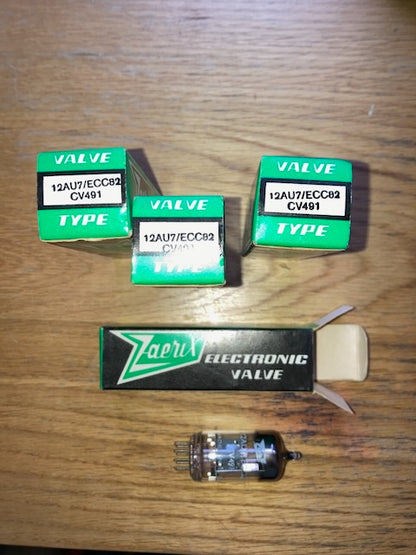 12AU7,  ZAERIX BADGED GDR RFT, 1970S PRODUCTION, , NEW, BOXED, ECC82, CV491