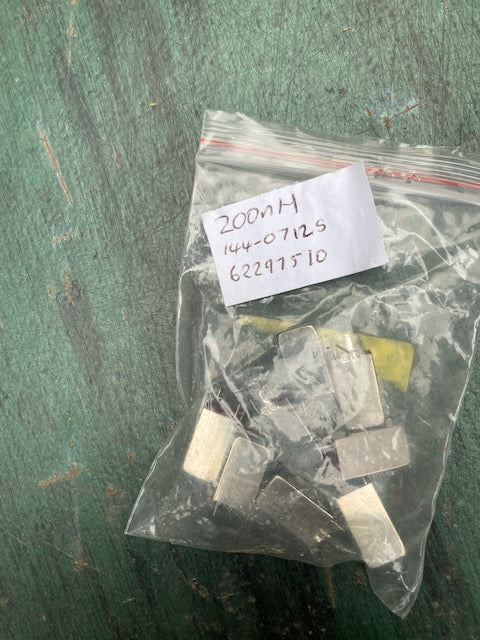 Coilcraft, “Unicoil”, 10 mm Tunable RF Inductors, 200nH, 144-0712s, bag of 8