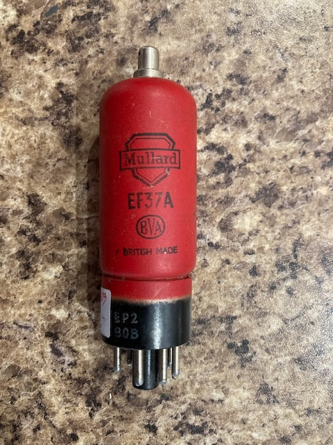 EF37A, MULLARD,  5A/157D, CV358, CV5080, OM5, FAT BOTTLE, BLACKBURN 1950S PRODUCTION