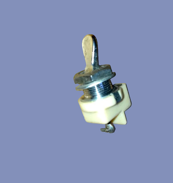FRENCH, AUTOMOTIVE STYLE, NICKEL PADDLE DOLLY,  SWITCH ,  EX EQUIPT