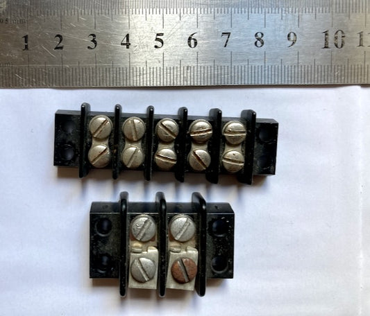 2X Terminal Block,  Barrier Strip,  6 Position and 2 Position