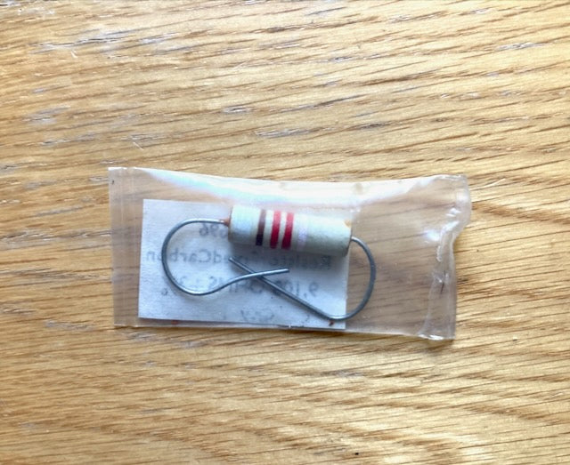9k1, 0.25W, Erie, Type 108, Carbon Resistors, High Stability , Individually Wrapped, Air Ministry, 021/9696