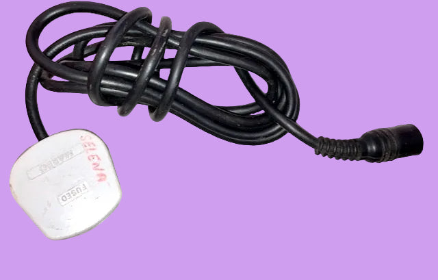 SELENA, RUSSIAN TRANSISTOR RADIO, MAINS PLUG, FEMALE,  15mm OD, 12mm ID