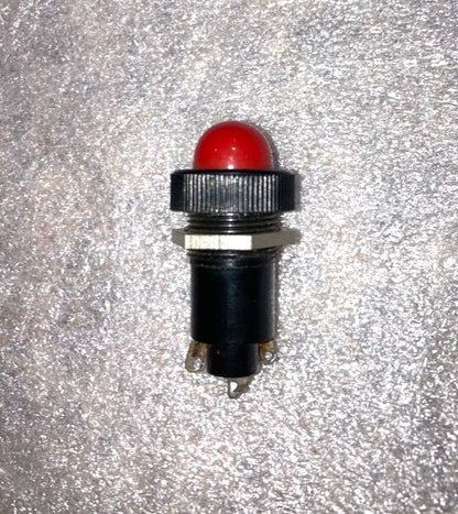 BULGIN, D656, ENLCLOSED  SIGNAL LAMP, RED TRANSLUCENT LENS