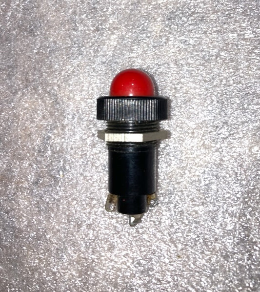 BULGIN, D656, ENLCLOSED  SIGNAL LAMP, RED TRANSLUCENT LENS