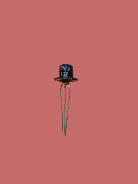 XB102, EDISWAN, TOP HAT, NPN, GERMANIUM  TRANSISTOR, X1PC