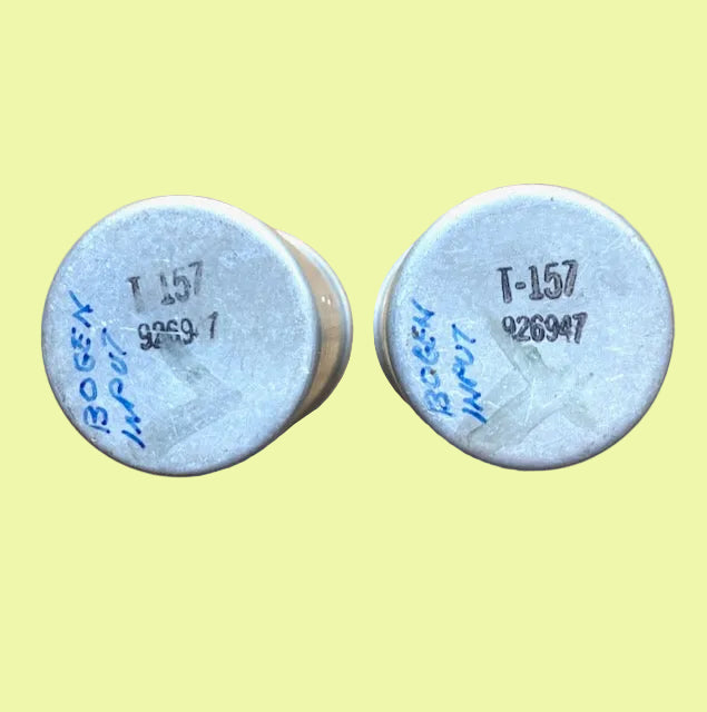 2x, Bogen Presto, T157, Ribbon Mic Input Transformers, 50Ω / 13.5Ω to 50K suitable for MC cartridge