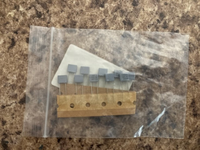 Pack of 10x VISHAY BC, 0.1UF 63V; CAPACITOR, POLYESTER, SERIES:2222470