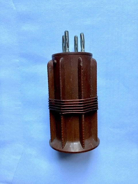 EDDYSTONE, 4 PIN COIL, TYPE BB , DOUBLE LIGHT BLUE SPOT, 9 - 14M,