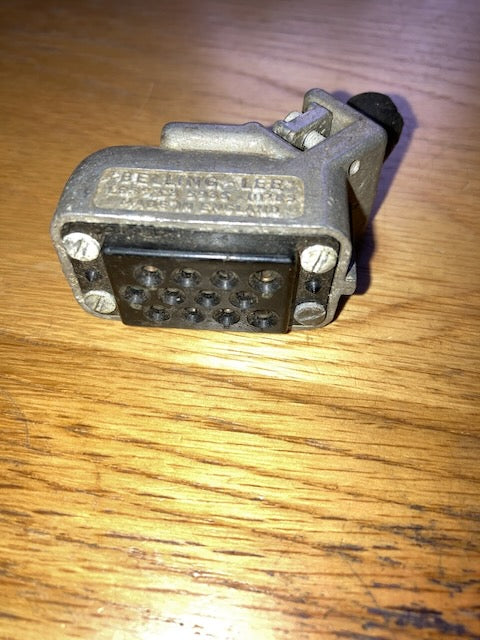 BELLING LEE, UNITOR, L655, FREE, CABLE MOUNT 12 WAY SOCKET, FEMALE PINS, AIR MINISTRY, PYE , FEMALE PIN, MALE RECEPTACLE, EX EQUIPT