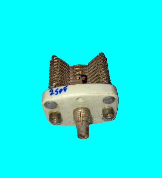 Butterfly Trimmer, Variable&nbsp; Capacitor, 25pF,&nbsp; Jackson, C808,Split Stator