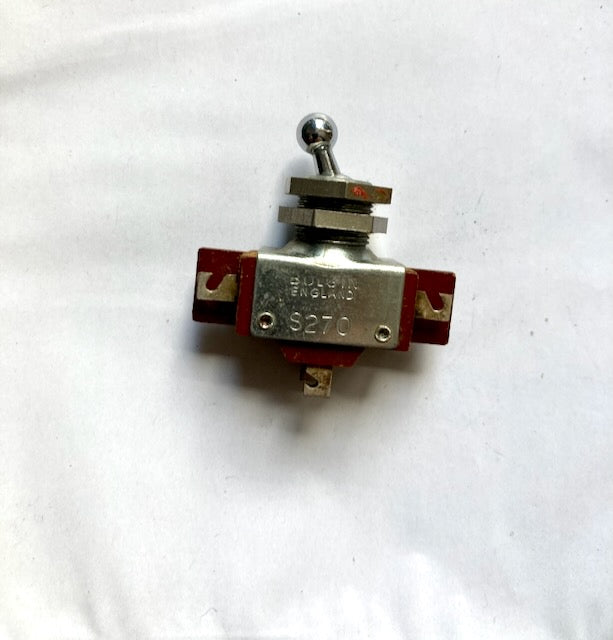 BULGIN, S270, BALL DOLLY ,DPST SWITCH, CENTRE OFF, NOS