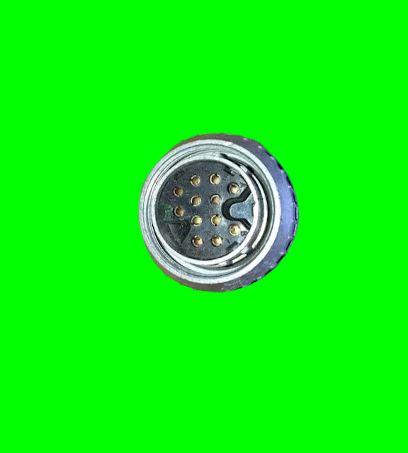 Free, Cable Mount,  12 way , 12 Female Pins,  Aluminium Mk IV,  Larkspur, FRONT SHELL ONLY