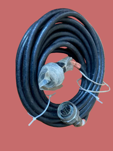 LARKSPUR, CABLE 8 FT, Pattern 104, Plessey, Mk 4, 12 Way, Socket, Free, Straight, To, 12 way, Plug, Free, Straight, Male Pins, &nbsp;Aluminium Mk IV, FIT B47, C11, C42, C45