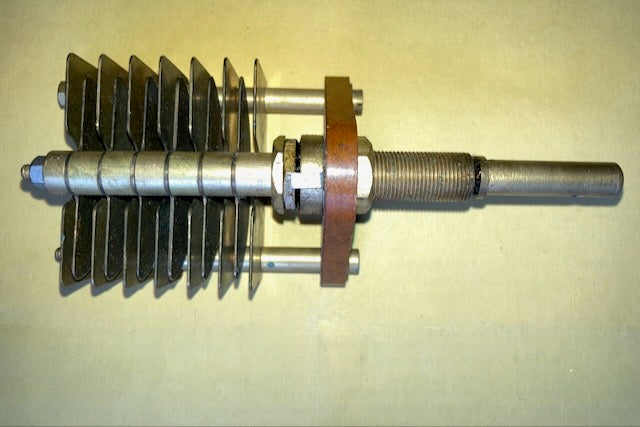 Transmitting Type, Brass, Variable Capacitor, 50pF,