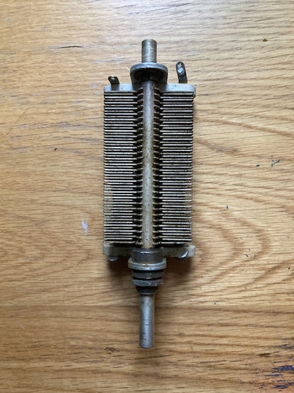 Military, Ceramic Endplates, Variable Capacitor, 430pF, Long Shaft