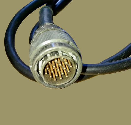 62GB, Amphenol, Male Plug, 19 Pin, 62GB 56T14 19PN Bayonet Lock on 1M Multicore Cable