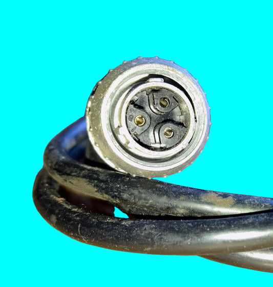 Pattern 104,  Plessey, Mk 4, 3 Pin Female Socket, Free, Larkspur, POWER SUPPLY CABLE ASSY, 5ft Length,