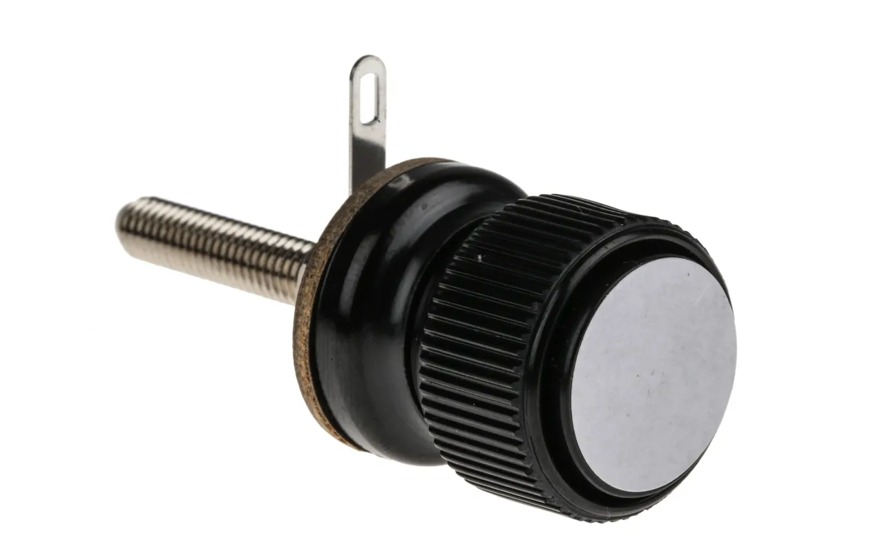 RS PRO, Black Terminal Post, 3kV, 30A, M6 Thread, NOS,  444-781
