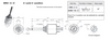 Radiospares, RS, Fujisoku, Nidec, Rotary Switch, 2 Pole, 5 Position,  RS 762-5665,  MR2-5-5