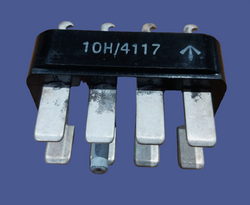 JONES PLUG,  8 PIN, MALE, CHASSIS MOUNT, 10H/4117, NOS
