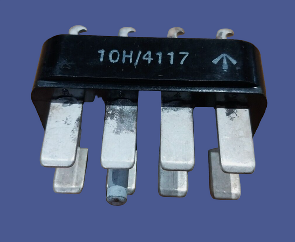 JONES PLUG,  8 PIN, MALE, CHASSIS MOUNT, 10H/4117, NOS