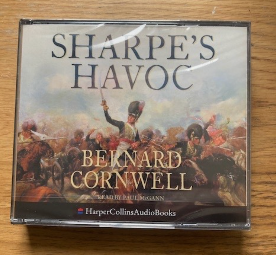 SHARPE'S HAVOC, Bernard Cornwell, HARPER COLLINS, AUDIOBOOK, HCCD 967, NEW IN CELLOPHANE