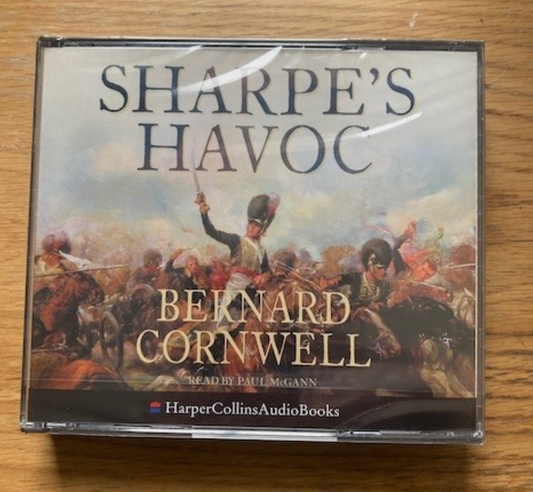 SHARPE'S HAVOC, Bernard Cornwell, HARPER COLLINS, AUDIOBOOK, HCCD 967, NEW IN CELLOPHANE
