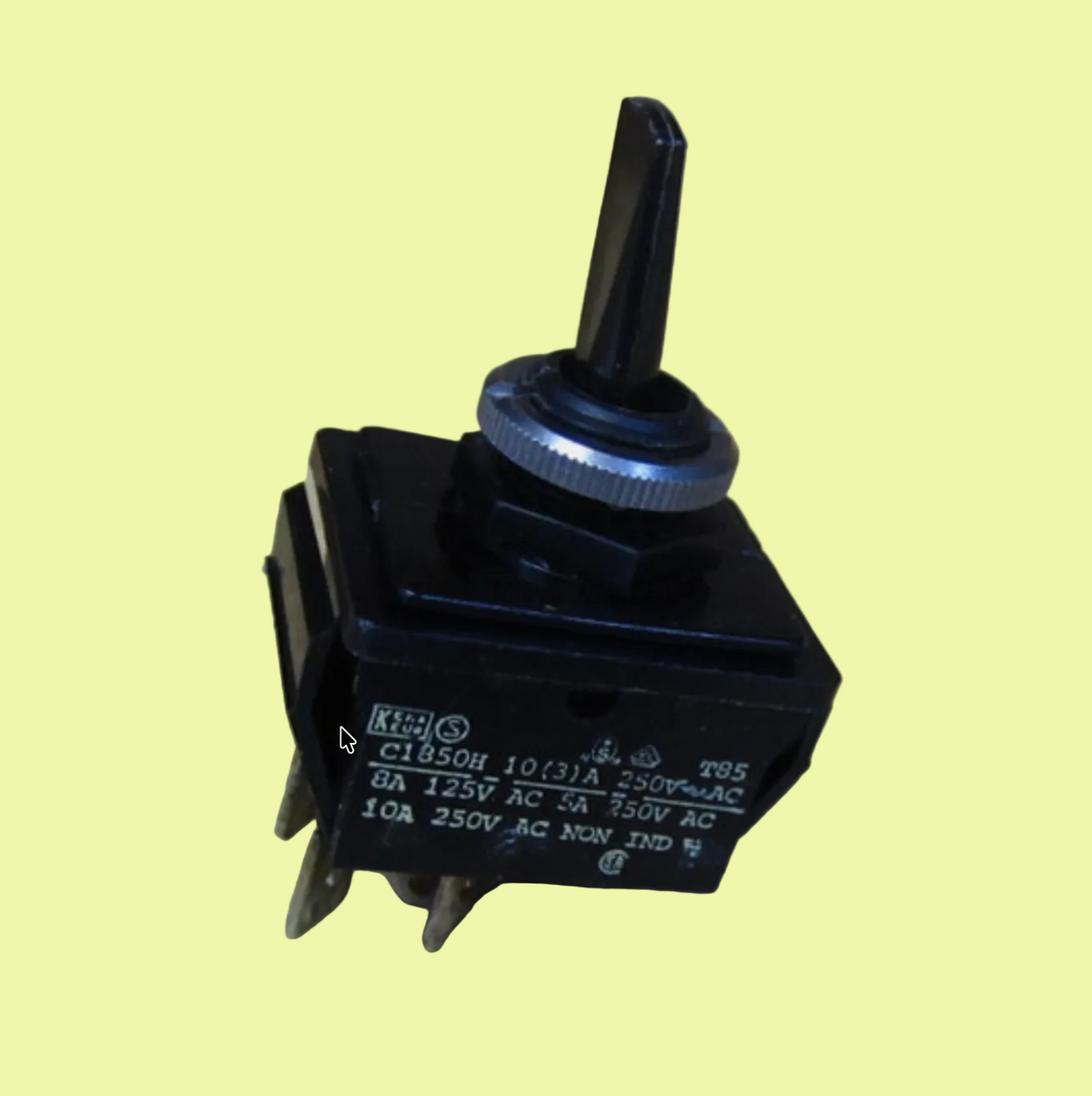 Arcoelectric, C1850H, DPST, Toggle Switch, NOS