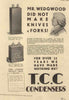 TCC, FLAT TYPE, MICA CONDENSER, 2UF @ 500V, BAKELITE BODY, 1929