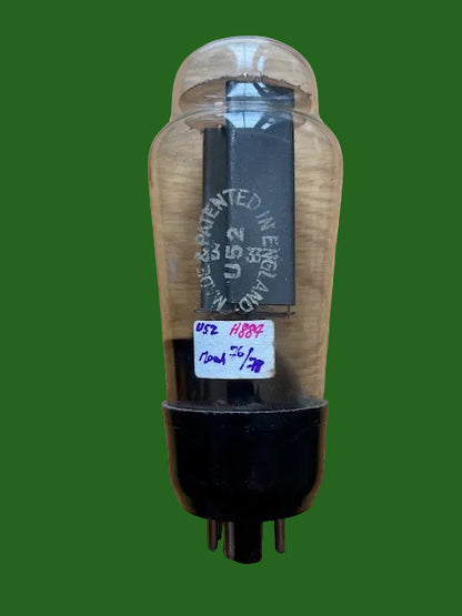 U52, GEC, MILITARY APW4000, BLACK BASE,  HAMMERSMITH, WARTIME PRODUCTION, VT-244, 5U4G, 5U42