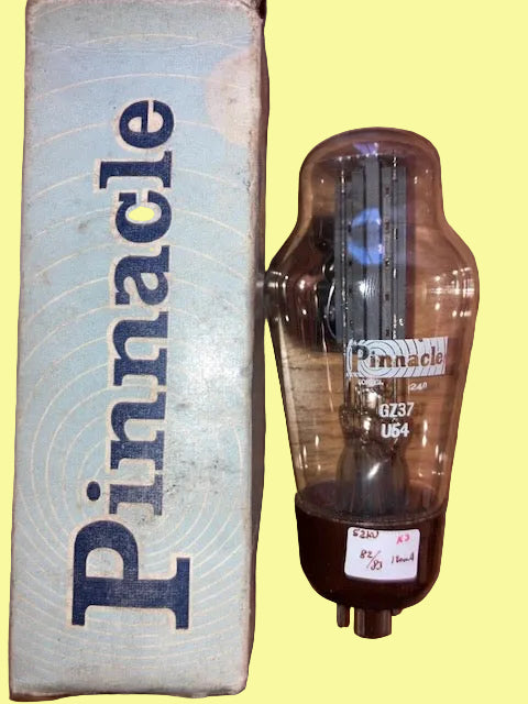 U54, PINNACLE BADGED COSSOR/ELECTRONIC TUBES, HIGH WYCOMBE FACTORY, 53KU, CV378, GZ37  BROWN BASE,NEW BOXED
