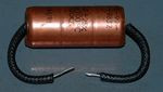 TELCOTHENE BRAIDED COMPONENT SLEEVING FROM 1938 - BLUE - MULLARD MAGIC - 3