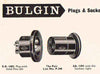 BULGIN, 3 PIN POWER PLUG, SA1393, FOR LEAK TL12.1 & QUAD ESL 57,  22mm NOSE DIA.