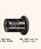 BULGIN, 2 PIN  PLUG, SA1373, BBC SPEAKER PLUGS, 22mm NOSE DIA