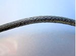 TELCOTHENE BRAIDED COMPONENT SLEEVING FROM 1938 - BLUE - MULLARD MAGIC - 4