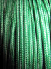 SILK BRAID COVERED VINTAGE 20 AWG HOOK UP WIRE GREEN SOLID TRACE - MULLARD MAGIC