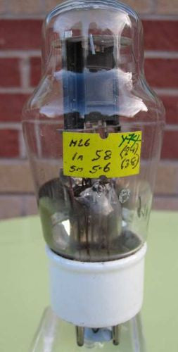 OSRAM ML6 CERAMIC BASED TRIODE 1940S FOR RAF T1154 & PX4 PX25 VALVE AMPLIFIERS - MULLARD MAGIC - 1