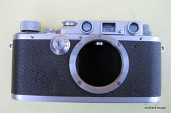 Leica IIIb chrome (ATOOH) (No.290087), engraved "fur Reichbeshaffenungsamp 1-2" on rear top & "Leitz-Eigentum, Berlin Amp" on top-plate with star after serial number 1938/39