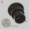 Bulgin Cable Support Grommet, 6.5mm Inlet, 39mm Length, for Bulgin 3 pin & Bulgin 2 pin, Power Plugs