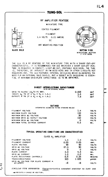 1L4, Various NIB, CV1758 , DF92, 1T4, CV785, R209, MCR1, WS31, WS88, HAC