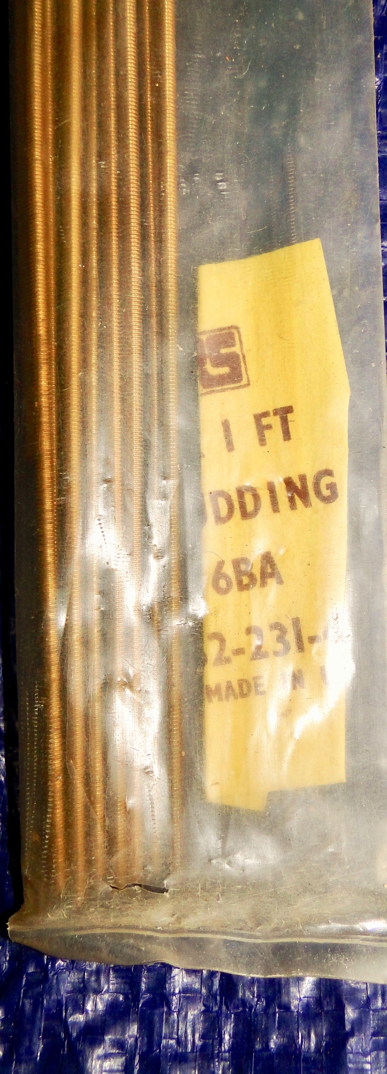 BRASS STUDDING, BA, Threaded Rod, 2BA, 4BA, 5BA, 6BA, 12 INCH 300mm LENGTH