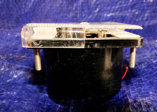 SHINOARA 0 - 1A PANEL METER, SLIGHT COVER DAMAGE