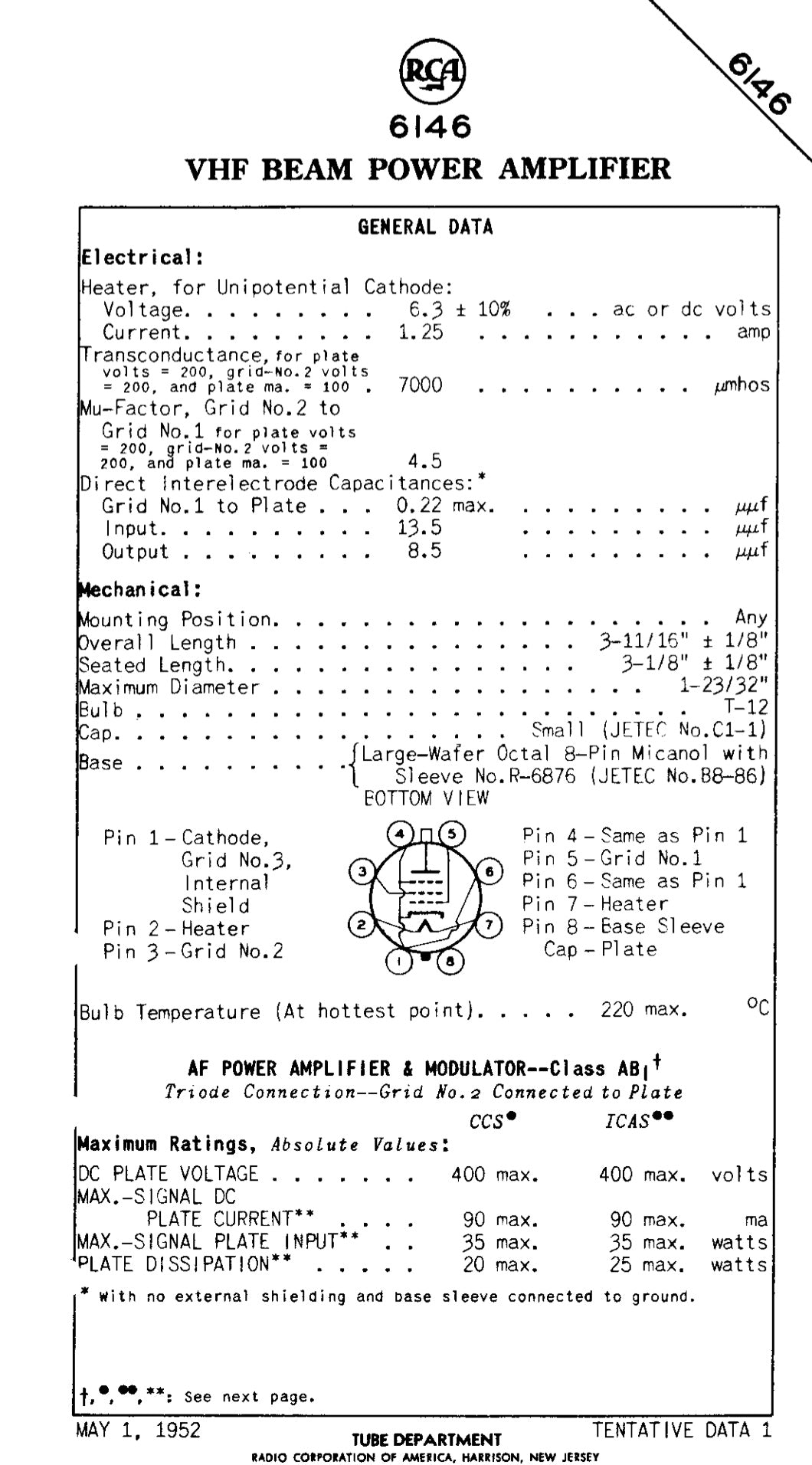 6146,STC, CV3523,  QE05/40, QV06/20, NEW BOXED