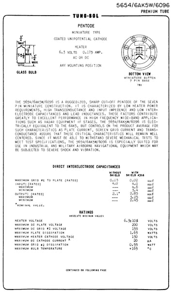 EF95, ZAERIX, NEW BOXED, 403A, 5654, 6069, 6AK5W, 6F32V, 731A, CV850, DP61, EF95, M8100, PM05