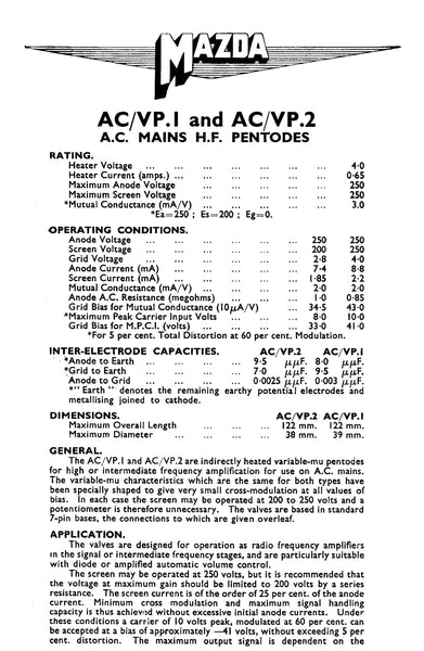 AC/VP1, MAZDA, NEW BOXED,VMP4G, VP4, CV1169, CV3785, CV3786, NR45, B5 BASE, 5 PIN